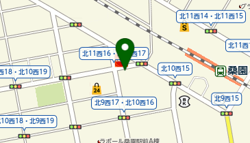 札幌北10西16の地図画像