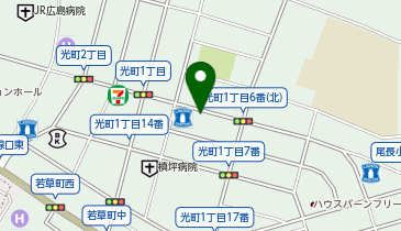 リパーク広島光町1丁目第7の地図画像