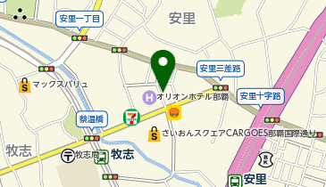 那覇国際通り安里1丁目駐車場の地図画像