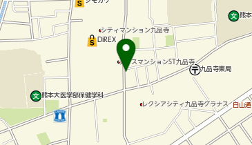 リパーク熊本九品寺3丁目第3の地図画像