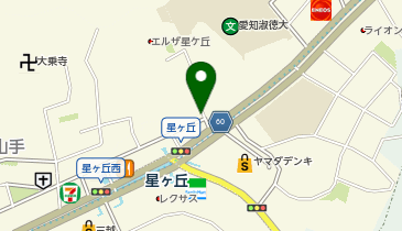 星ヶ丘駅前の地図画像