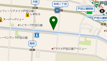 戸田南町の地図画像