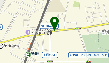 府中朝日町3丁目の地図画像