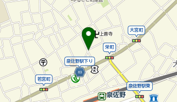 リパーク泉佐野栄町の地図画像