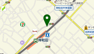 リパーク南海パーキング岸和田駅の地図画像