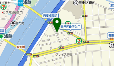 吾妻橋1丁目の地図画像