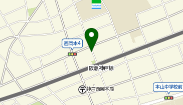 リパーク西岡本4丁目第2の地図画像