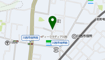 リパーク川西中央町第2の地図画像