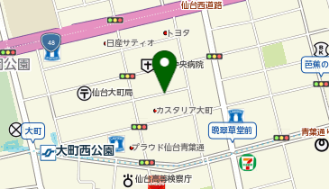 リパーク仙台大町2丁目第11の地図画像