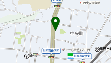 リパーク川西中央町第3の地図画像