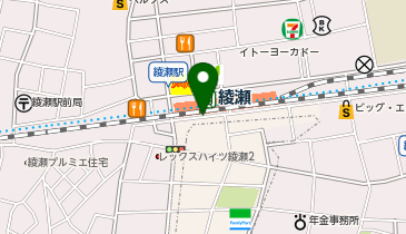サンライズ綾瀬駐車場の地図画像