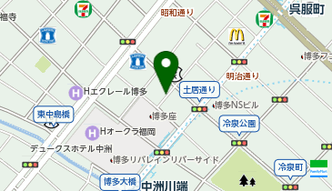 下川端町の地図画像