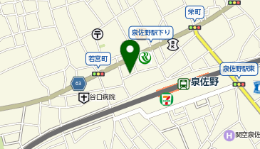 リパーク泉佐野駅前第6の地図画像