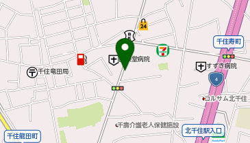 千住寿町の地図画像