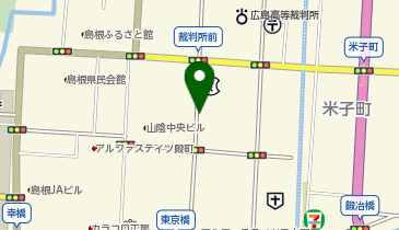 リパーク松江城東の地図画像