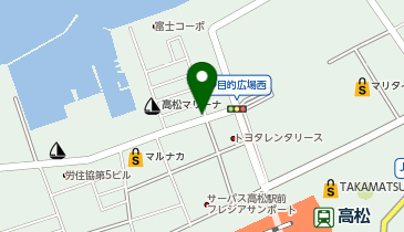 リパーク高松浜ノ町の地図画像