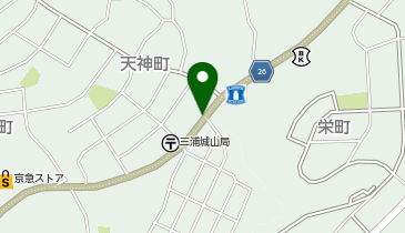 リパーク三浦天神町の地図画像