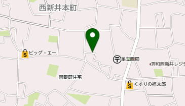 西新井本町4丁目の地図画像