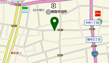 リパーク青森中央1丁目の地図画像