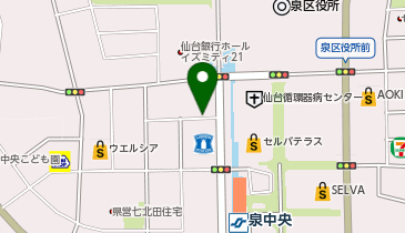 リパーク仙台泉中央1丁目第4の地図画像