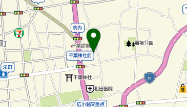 リパーク千葉院内2丁目の地図画像