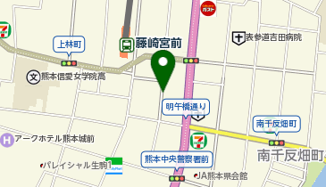 熊本南坪井町第2の地図画像