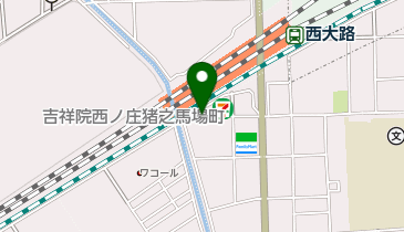 リパーク西大路駅西の地図画像