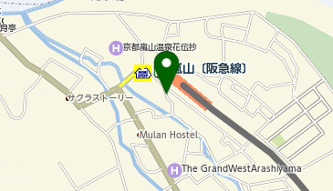 リパーク阪急嵐山駅前の地図画像