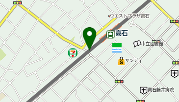 リパーク南海高石駅高架下の地図画像