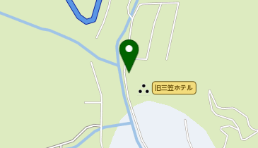 軽井沢三笠通りの地図画像