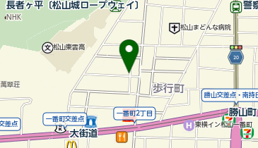 松山歩行町2丁目の地図画像