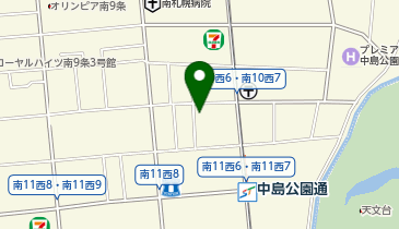 札幌南10西7の地図画像