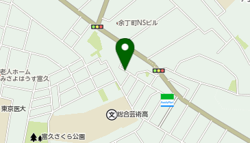 リパーク余丁町第2の地図画像