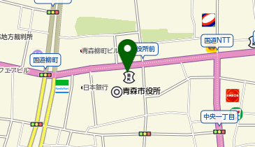 リパーク北日本銀行青森支店の地図画像