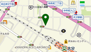 大分末広町1丁目の地図画像