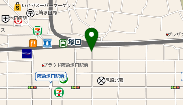 リパーク阪急塚口駅前第4の地図画像