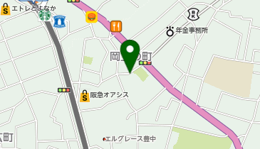 リパーク豊中岡上の町第4の地図画像