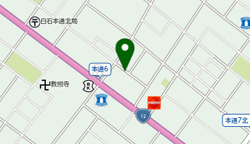 札幌大橋眼科第1駐車場の地図画像