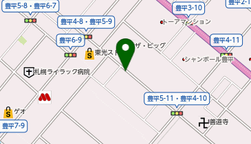 札幌豊平5条10丁目の地図画像