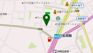 港区白金1丁目第5の地図画像