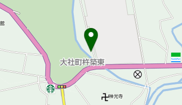 出雲大社出雲教駐車場の地図画像