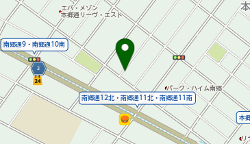 札幌本郷通11丁目南の地図画像