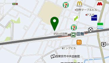 リパーク田無駅前第3駐輪場の地図画像