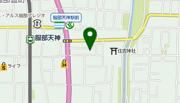 リパーク豊中服部本町1丁目第3の地図画像