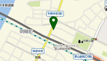 リパーク富山牛島本町1丁目の地図画像