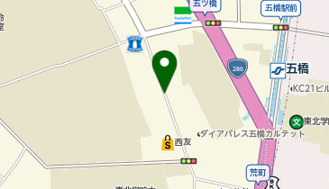 リパーク仙台五橋2丁目第7の地図画像