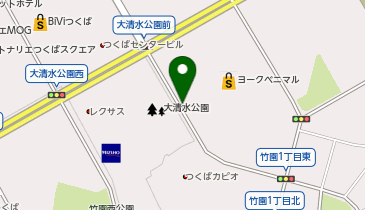 ヨークタウンつくば竹園駐車場の地図画像