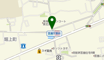 リパークダイソー堺堀上店駐車場の地図画像