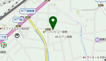 リパーク倉敷川西町第4の地図画像
