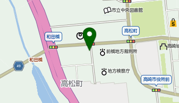 高崎高松町第2の地図画像